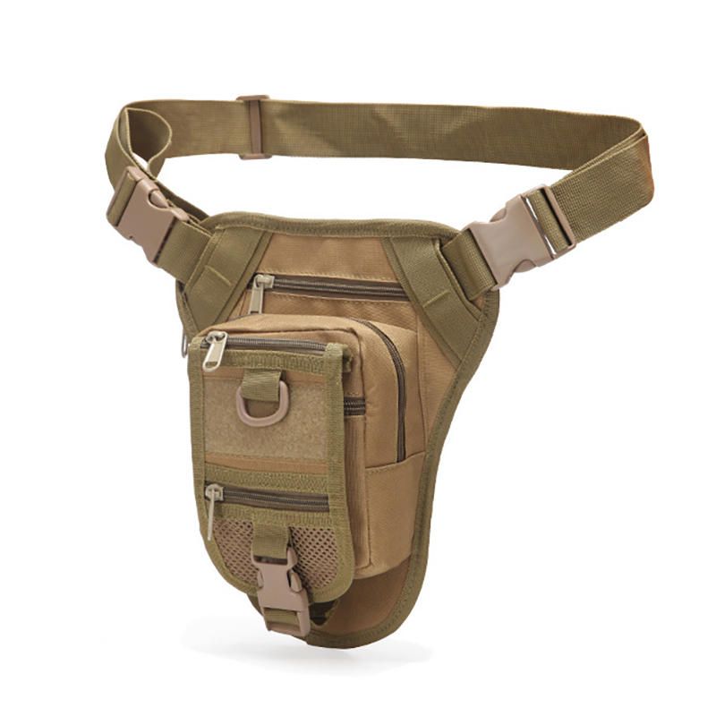 Camuflaje Bolsillos Exteriores Tactical Legbag Bolsa Impermeable