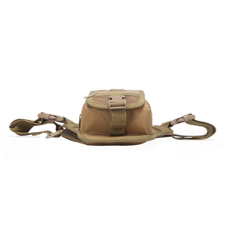 Camuflaje Bolsillos Exteriores Tactical Legbag Bolsa Impermeable