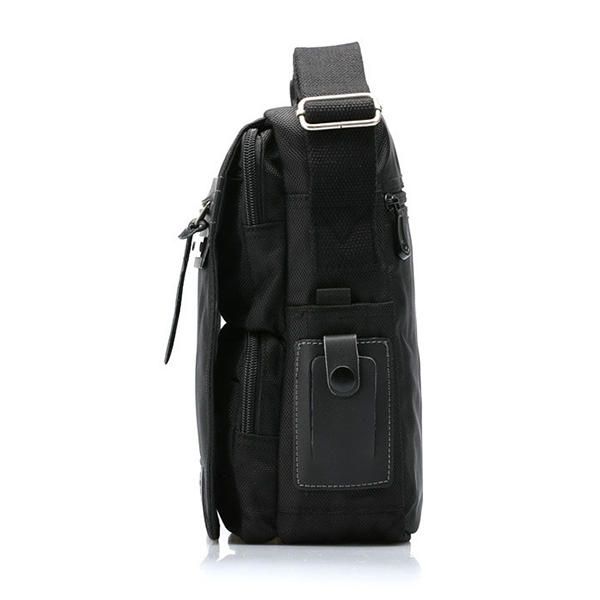 Hombre Casual Satchel Businss Bolso Bandolera De Múltiples Compartimentos Bolso Bandolera Bandolera