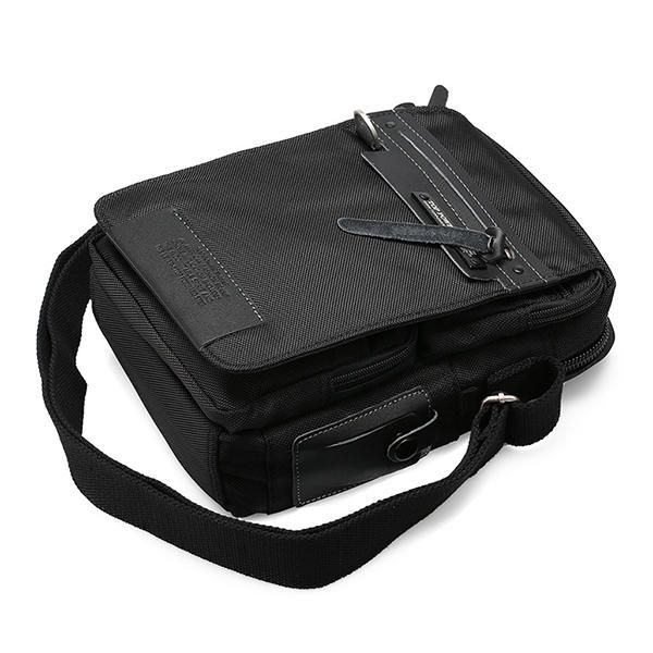 Hombre Casual Satchel Businss Bolso Bandolera De Múltiples Compartimentos Bolso Bandolera Bandolera