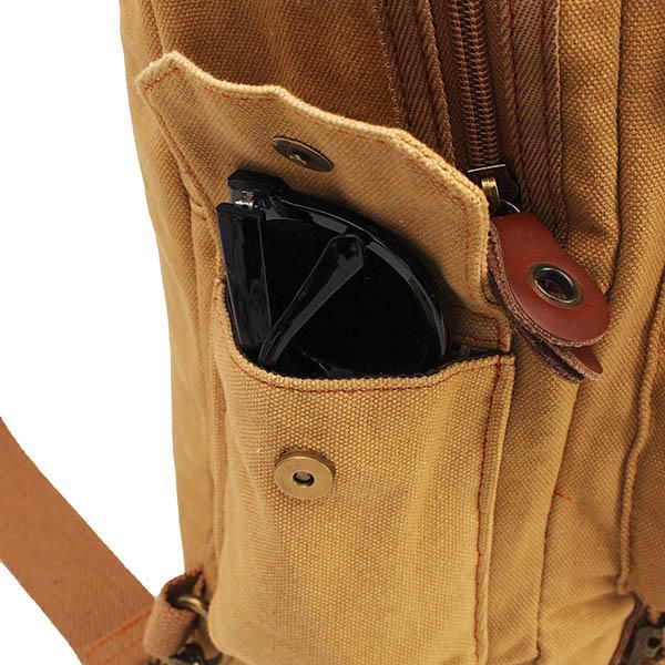 Hombres Casual Canvas Outdoor Sport Hombro Ipad Chest Crossbody Bag