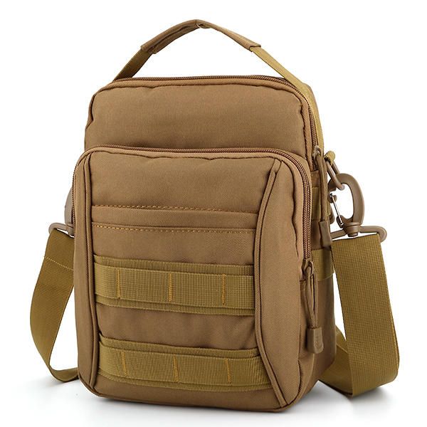 Hombres Deportes Al Aire Libre Viajes Camuflaje Color Tactical Hombro Crossbody Bag