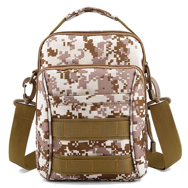 Hombres Deportes Al Aire Libre Viajes Camuflaje Color Tactical Hombro Crossbody Bag