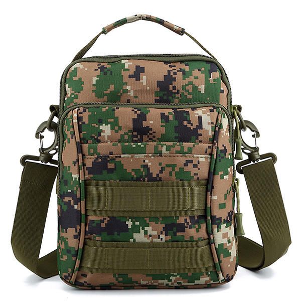 Hombres Deportes Al Aire Libre Viajes Camuflaje Color Tactical Hombro Crossbody Bag