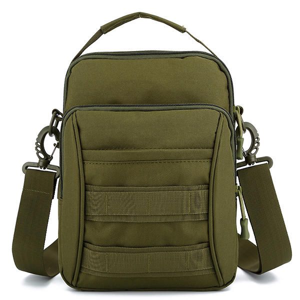 Hombres Deportes Al Aire Libre Viajes Camuflaje Color Tactical Hombro Crossbody Bag