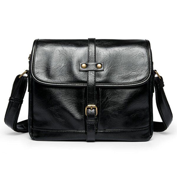 Hombres Minimalista Retro Casual Messenger Shoulder Crossbody Bag