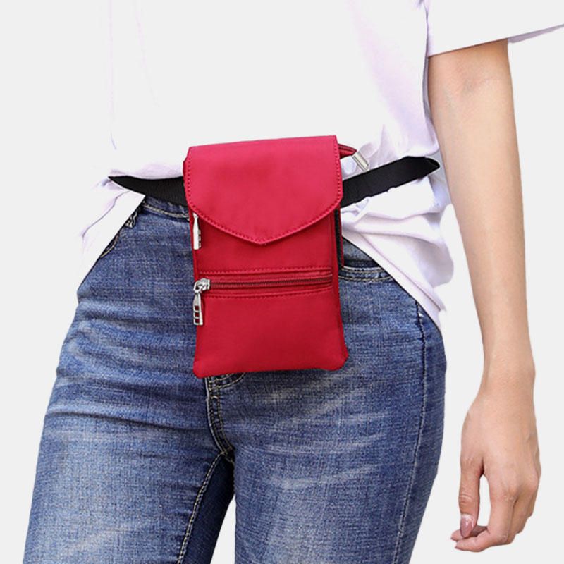 Hombres Mujeres Bolso Bandolera Pequeño Bolso De Teléfono Bolso De Cintura