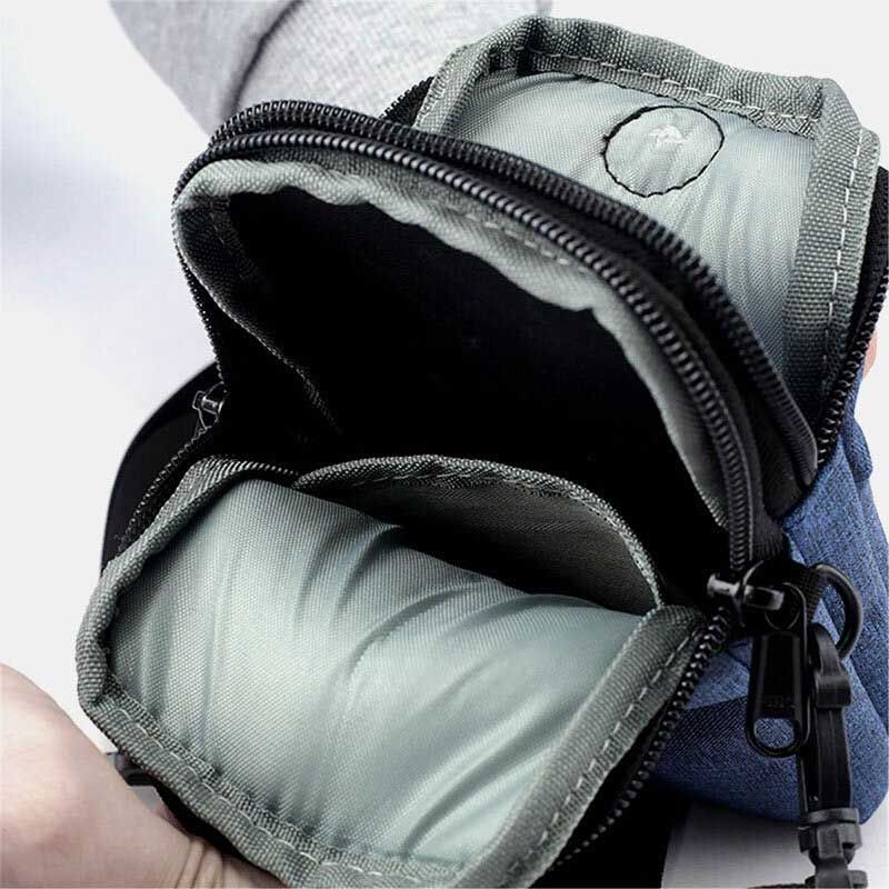 Hombres Mujeres Bolso De Hombro De Hombreajero Impermeable Bolso De Almacenamiento En La Cintura Paquetes De Teléfono Móvil Cartera Deportiva