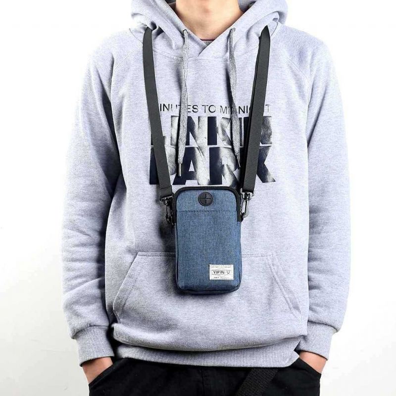 Hombres Mujeres Bolso De Hombro De Hombreajero Impermeable Bolso De Almacenamiento En La Cintura Paquetes De Teléfono Móvil Cartera Deportiva