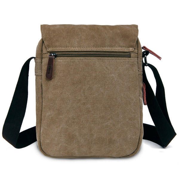 Hombres Mujeres Lona Ocio Multi Bolsillo Crossboby Bag Capacidad Bolsa De Hombro