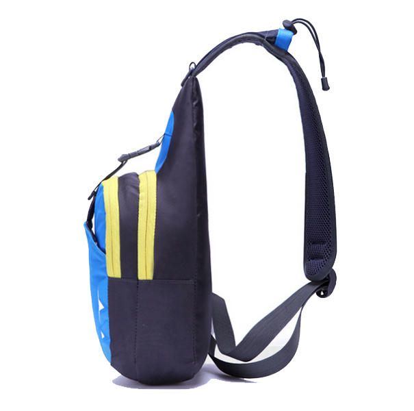 Hombres Mujeres Nylon Bolso Bandolera Impermeable Deporte Al Aire Libre Bolsa De Pecho Informal