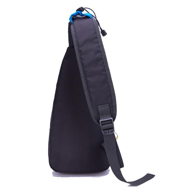 Hombres Mujeres Nylon Bolso Bandolera Impermeable Deporte Al Aire Libre Bolsa De Pecho Informal