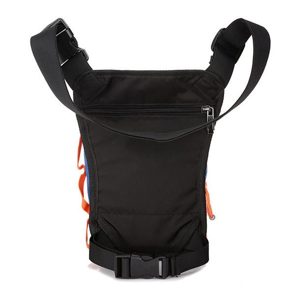 Hombres Mujeres Nylon Drop Leg Bag Motocicleta Cinturón Deportivo Cintura Riñonera Crossbody Bolsa De Hombro