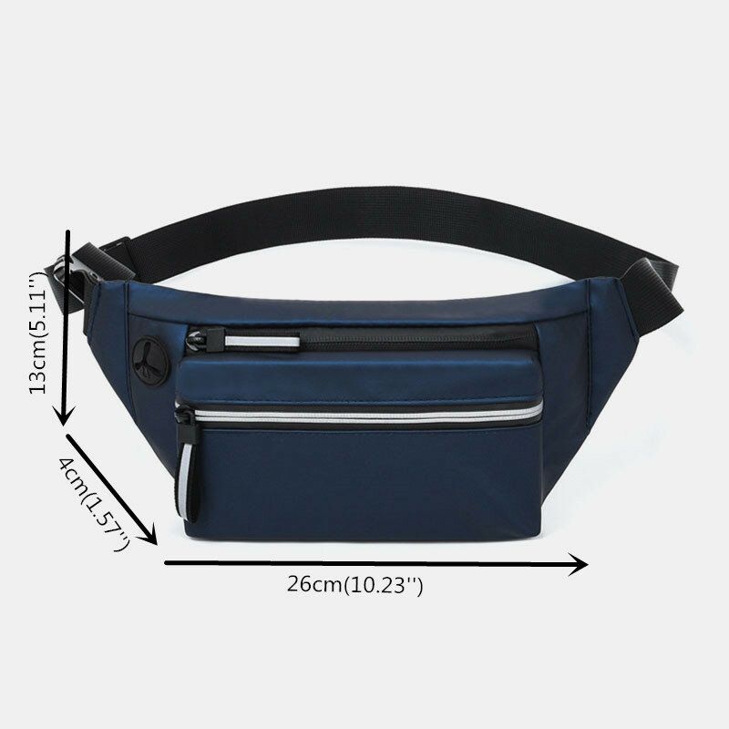 Hombres Multi-carry Anti-theft Waterproof Casual Crossbody Bag Chest Bag Sling Bag