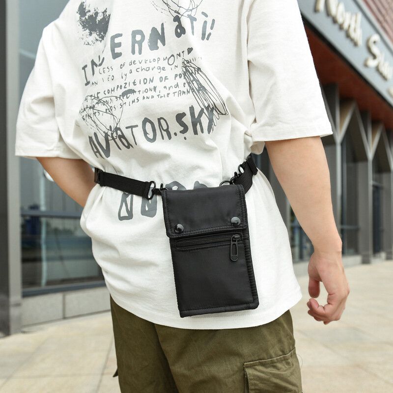 Hombres Multi-carry Expandible Multifunción Impermeable Casual Phone Bag Crossbody Bag Sling Bag