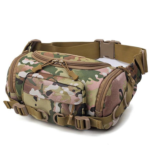 Hombres Nylon Al Aire Libre Impermeable Tactical Sling Bag Bolsa De Pecho Bolsa De Cintura Bolsa De Bandolera