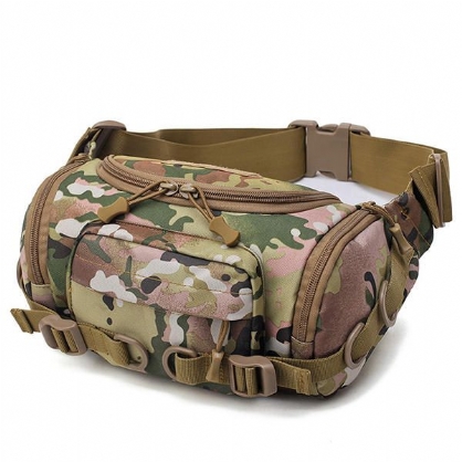 Hombres Nylon Al Aire Libre Impermeable Tactical Sling Bag Bolsa De Pecho Bolsa De Cintura Bolsa De Bandolera