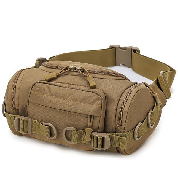 Hombres Nylon Al Aire Libre Impermeable Tactical Sling Bag Bolsa De Pecho Bolsa De Cintura Bolsa De Bandolera