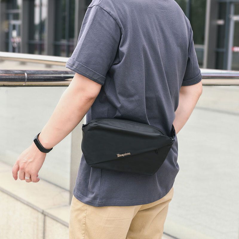 Hombres Nylon Multi-carry Impermeable Al Aire Libre Crossbody Bag Chest Bag Sling Bag