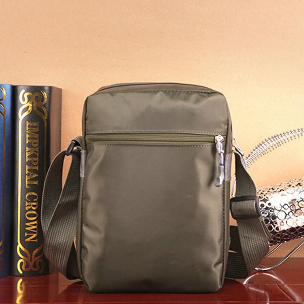 Hombres Nylon Multifuncional Outdooors Black Small Travel Shoulder Crossboby Bag