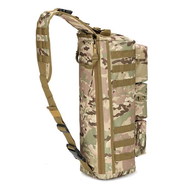 Hombres Nylon Tactical Outdoor Sport Cs Crossbody Bag Senderismo Bolsa De Pecho