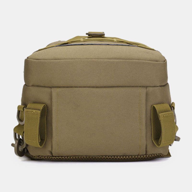 Hombres Oxford Camo Multifunción Impermeable Deportes Al Aire Libre Equitación Bolso De Hombro Táctico Bolso Bandolera Bolsa De Pecho