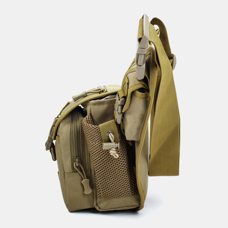 Hombres Oxford Deportes Para Montar Al Aire Libre Camo Impermeable Gran Capacidad Bolso Bandolera Riñonera Bolsa De Sillín