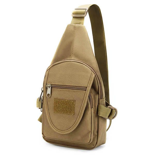 Hombres Oxford Mochila Hombro Pecho Senderismo Bolsa Militar