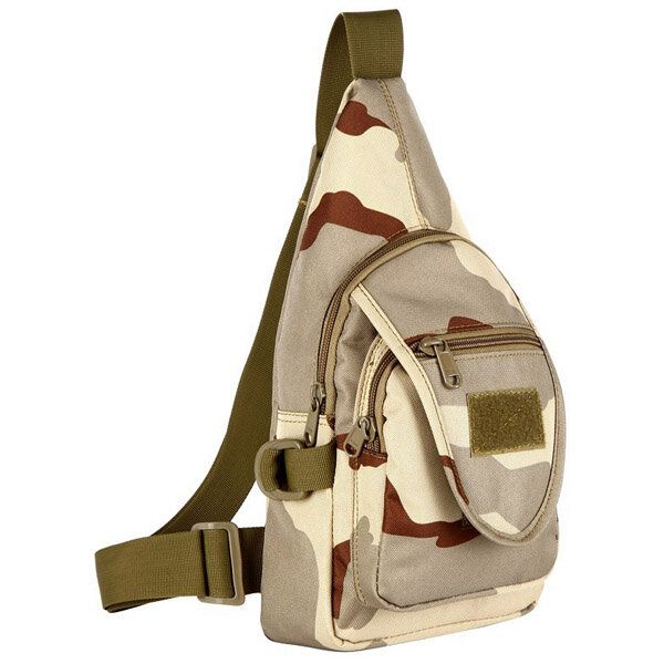 Hombres Oxford Mochila Hombro Pecho Senderismo Bolsa Militar