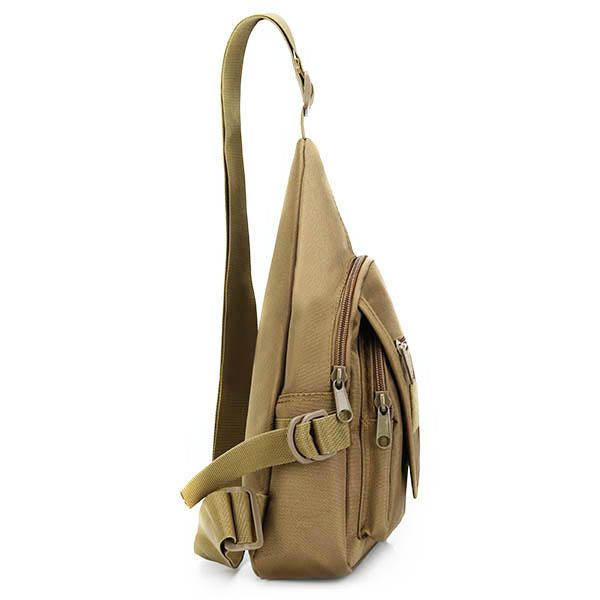 Hombres Oxford Mochila Hombro Pecho Senderismo Bolsa Militar