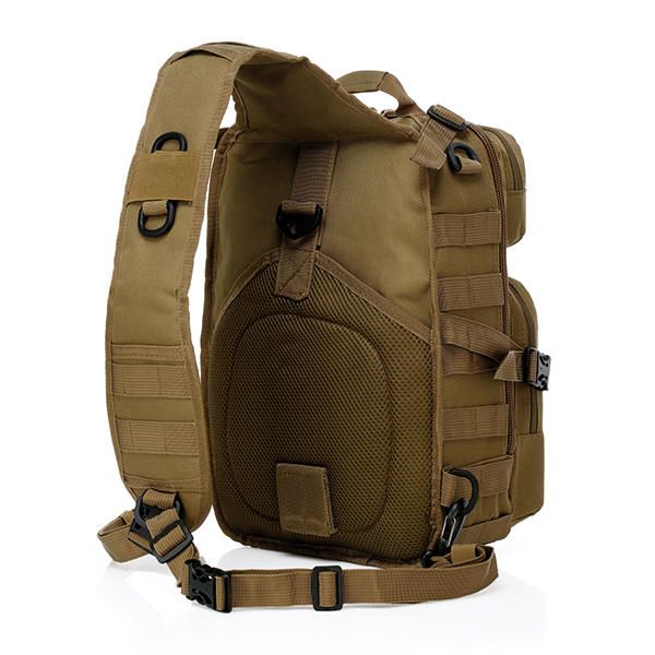 Hombres Oxford Tactical Chest Pack Molle Slingle Hombro Mochila Sling Bag