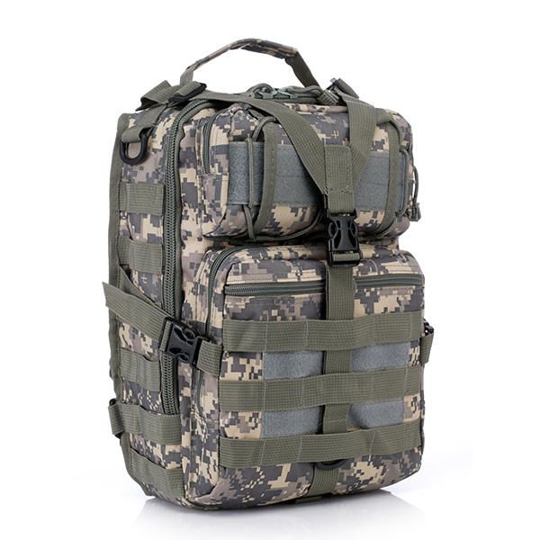 Hombres Oxford Tactical Chest Pack Molle Slingle Hombro Mochila Sling Bag