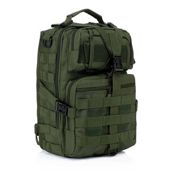 Hombres Oxford Tactical Chest Pack Molle Slingle Hombro Mochila Sling Bag