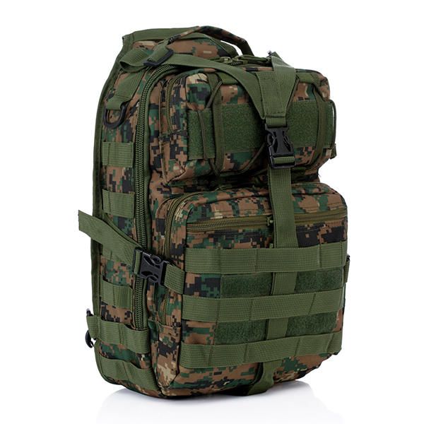 Hombres Oxford Tactical Chest Pack Molle Slingle Hombro Mochila Sling Bag