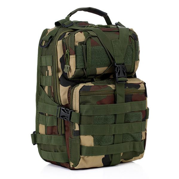 Hombres Oxford Tactical Chest Pack Molle Slingle Hombro Mochila Sling Bag