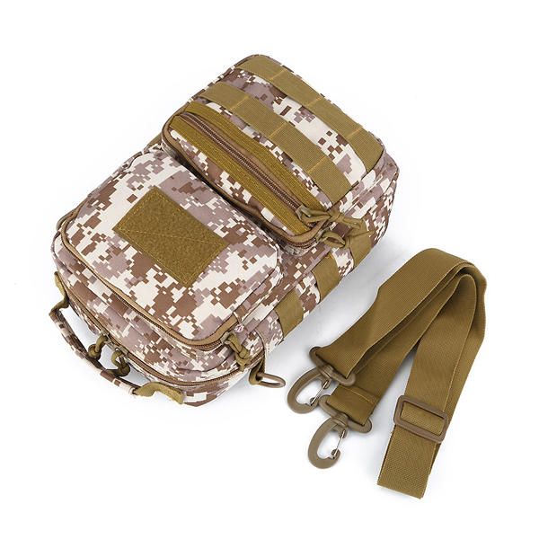 Hombres Tactical Crossboby Bag Camuflaje Resistente Al Agua Outdooors Sholder Bag Handbag