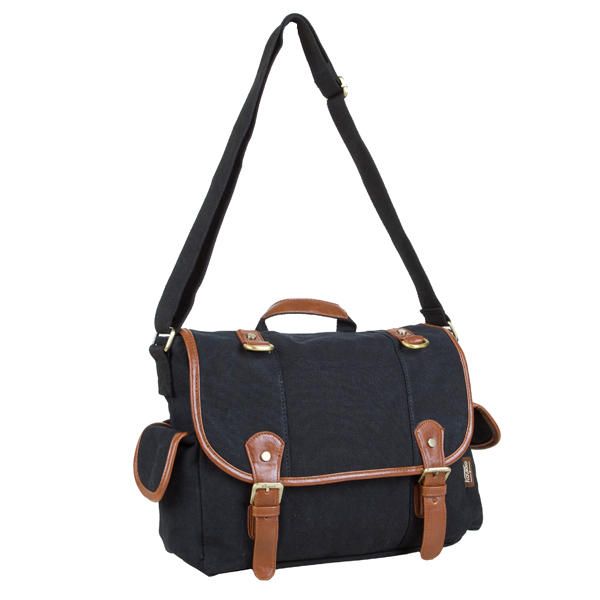 Kaukko Bolso De Hombro De Lona Informal Para Hombre Bolsos De Hombreajero Al Aire Libre