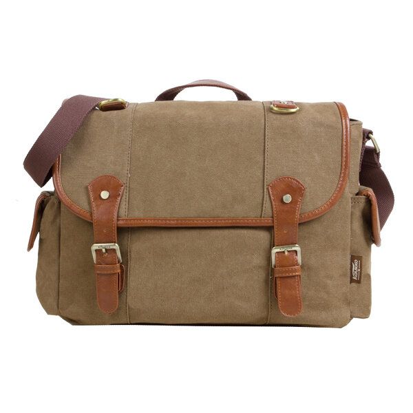 Kaukko Bolso De Hombro De Lona Informal Para Hombre Bolsos De Hombreajero Al Aire Libre