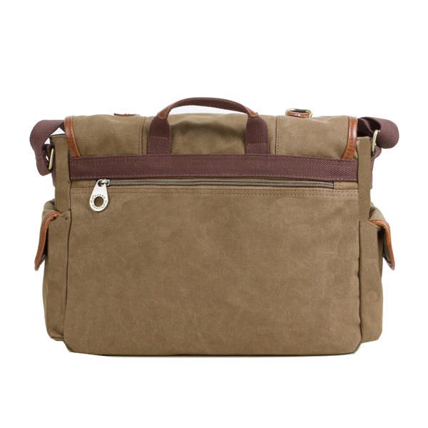 Kaukko Bolso De Hombro De Lona Informal Para Hombre Bolsos De Hombreajero Al Aire Libre