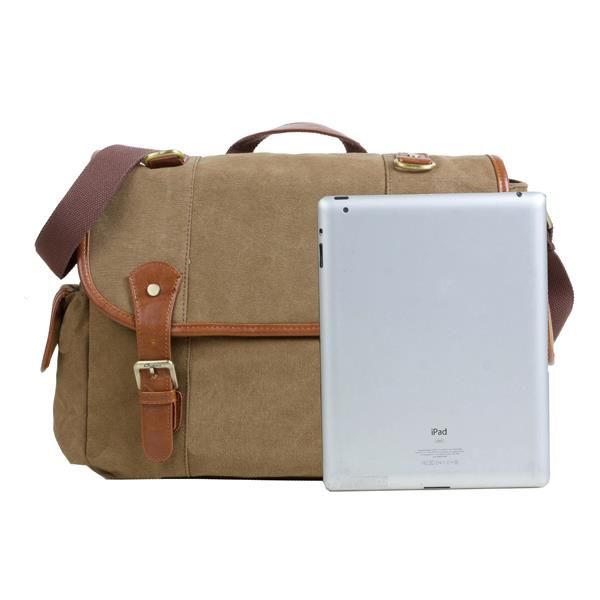 Kaukko Bolso De Hombro De Lona Informal Para Hombre Bolsos De Hombreajero Al Aire Libre