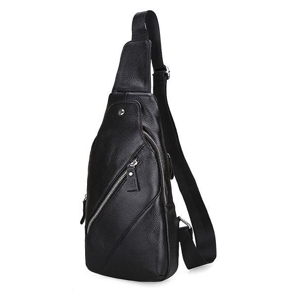 Mochila Informal De Cuero Genuino Para Hombre Mochila Informal Bandolera Bandolera