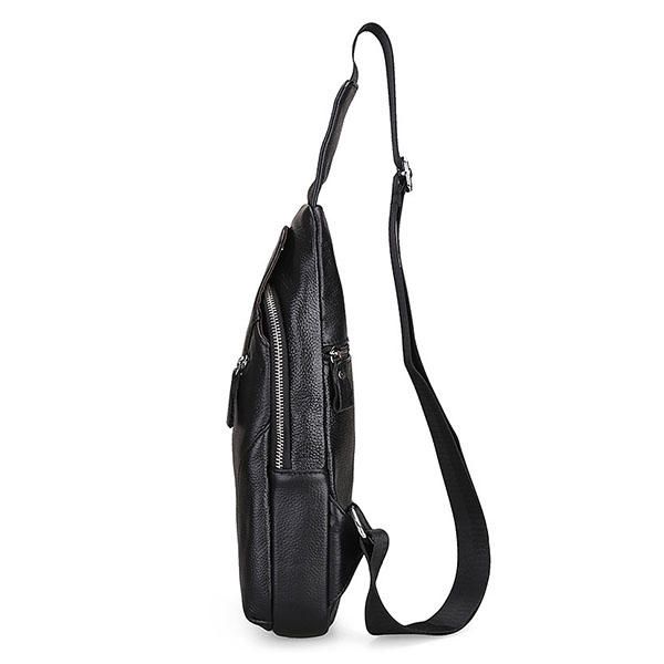 Mochila Informal De Cuero Genuino Para Hombre Mochila Informal Bandolera Bandolera