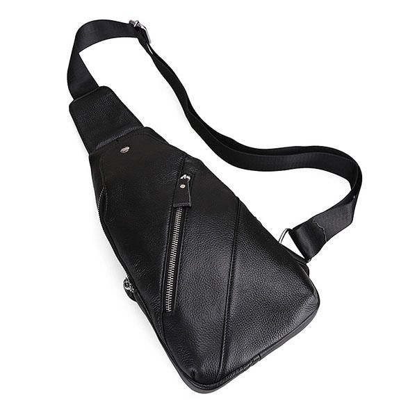 Mochila Informal De Cuero Genuino Para Hombre Mochila Informal Bandolera Bandolera