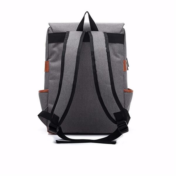 Mochilas Clásicas De Lona Unisex Para Portátil De 14 Pulgadas