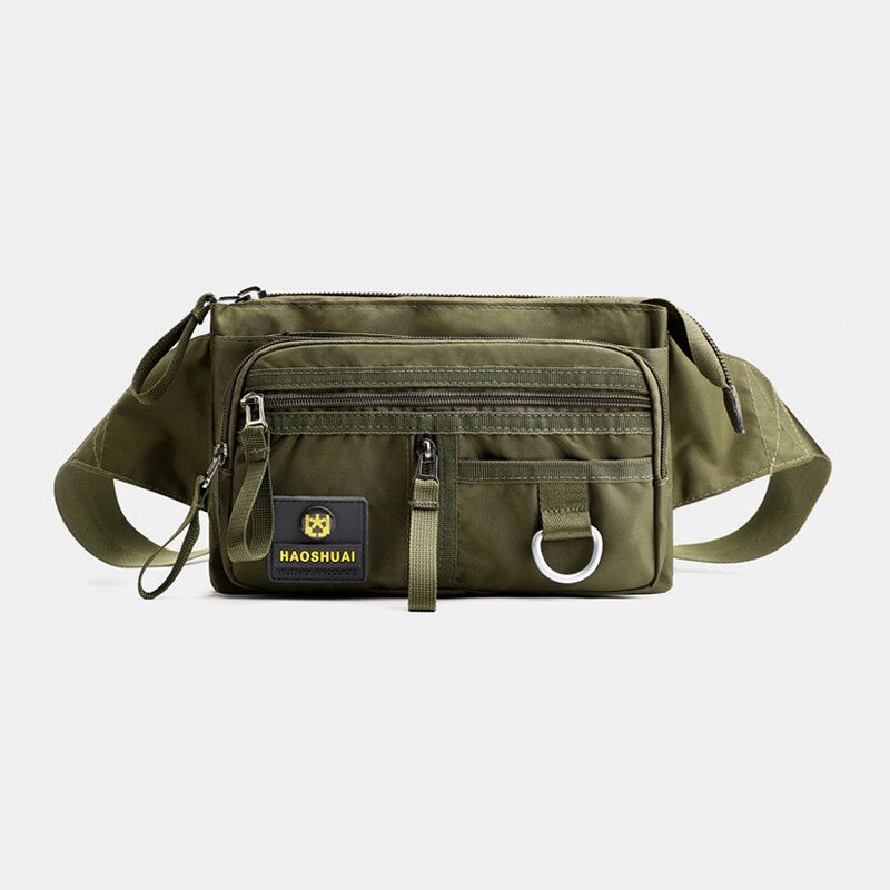 Moda Para Hombre Bolsillos Antirrobo Multicapa Caja Registradora Personal Bolsa De Pecho Bolsa De Cintura Bolsa De Hombro