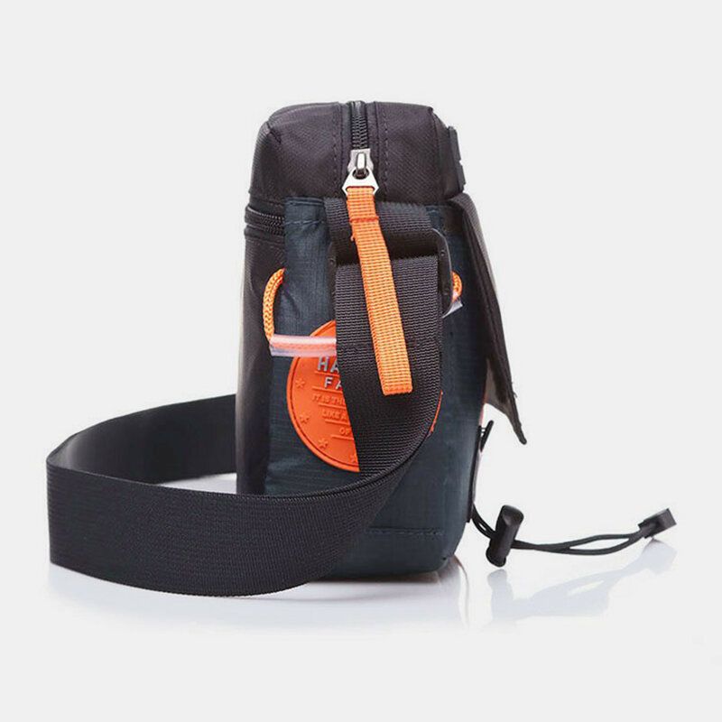 Moda Para Hombre Mini Bolso Para Teléfono Nylon Bolso Bandolera Impermeable Bolso Bandolera Bolso Deportivo