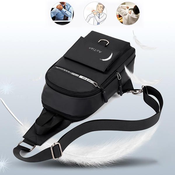 Puerto De Carga Usb Bolso Bandolera Impermeable Con Bandolera