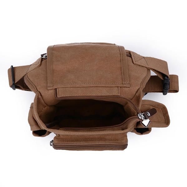 Riñonera De Lona Para Hombre Cinturón Para Exteriores Riñonera Motocicleta Tactical Drop Leg Bag