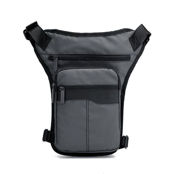 Riñonera Para Hombre Al Aire Libre Bolso Bandolera Multibolsillos De Nailon