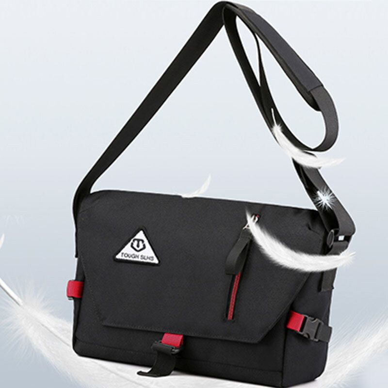 Unisex De Gran Capacidad Impermeable Sólido Multibolsillos Bolsa Para Portátil De 13.3 Pulgadas Bandolera Bandolera